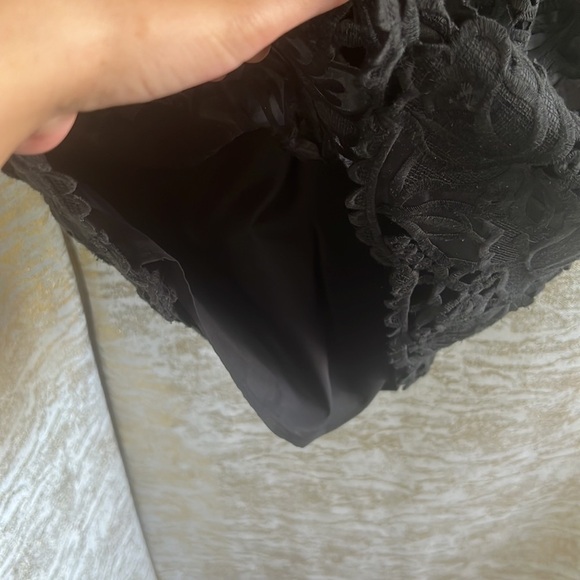 Club Monaco Women’s Leala Lace Cocktail Black Sleeveless Dress Size 0 - Picture 8 of 17